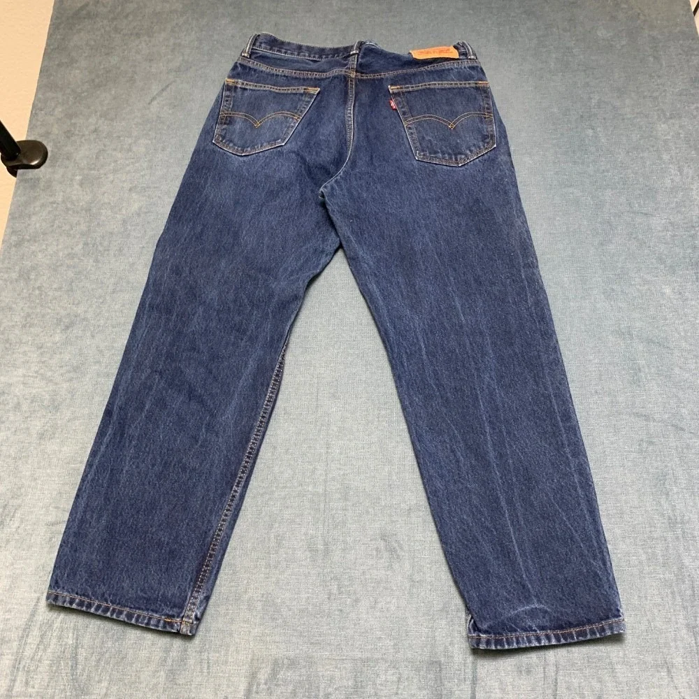 Levi's 550 Relaxed Fit Jeans Mens 34X30 Blue Denim Medium Wash 5-Pockets
